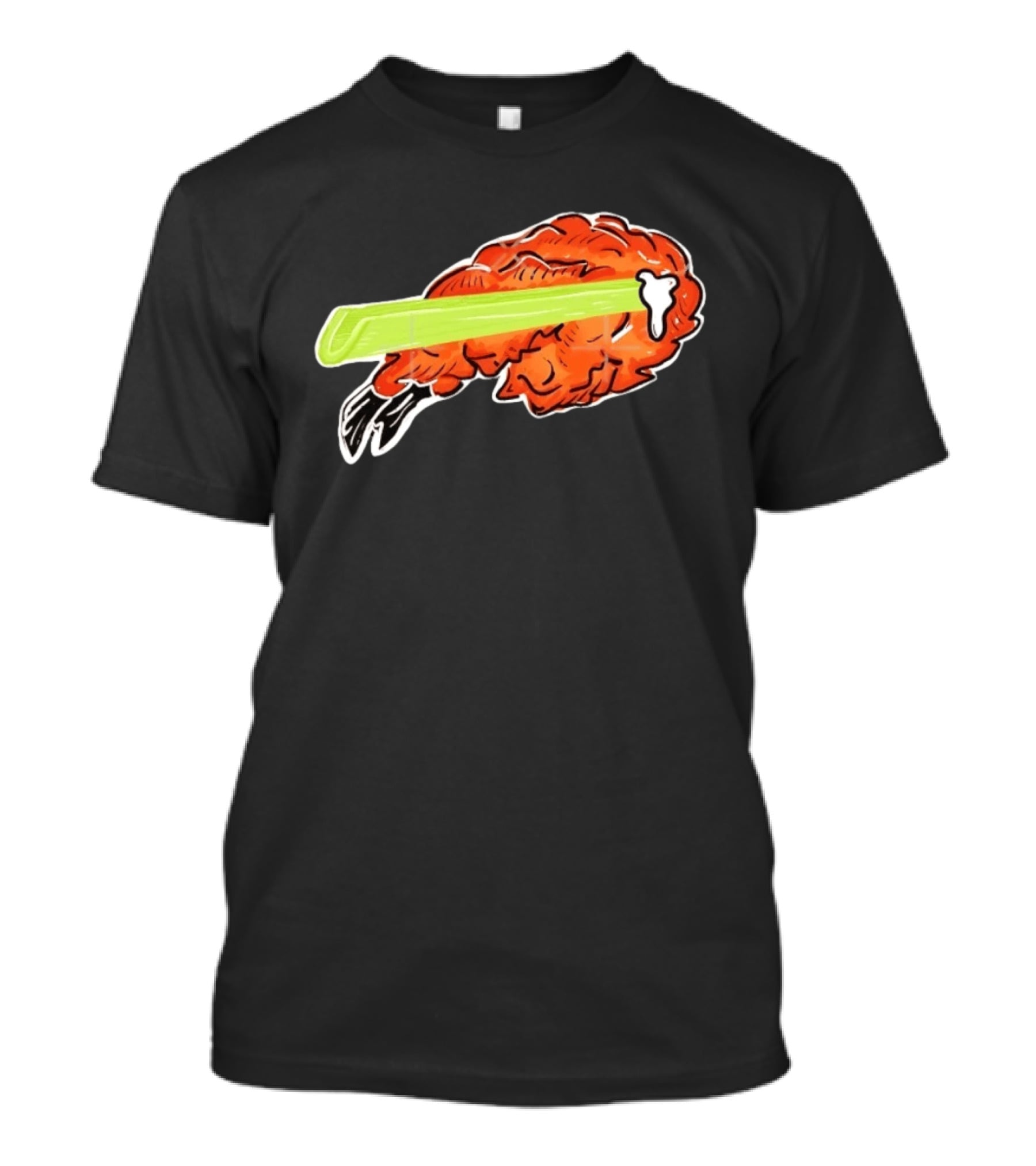 Buffalo Chicken Wing Celery Stick Combo T-Shirt