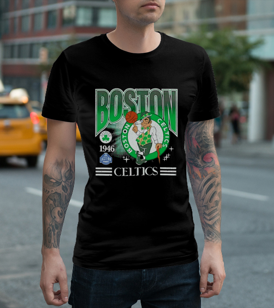 Boston Celtics 1946 Vintage Eastern Conference Basketball T-Shirt