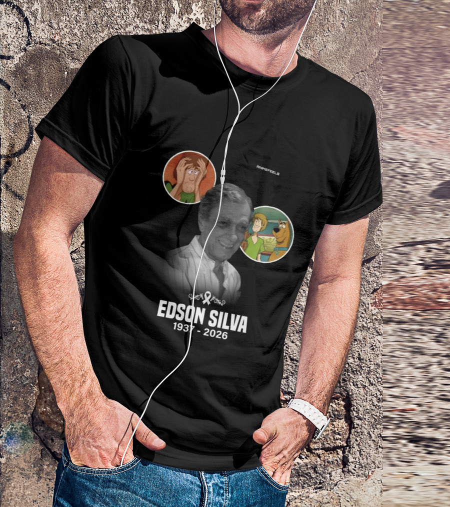 Edson Silva 1937 2026 Shaggy And Scooby Doo Tribute Animefeels T-Shirt