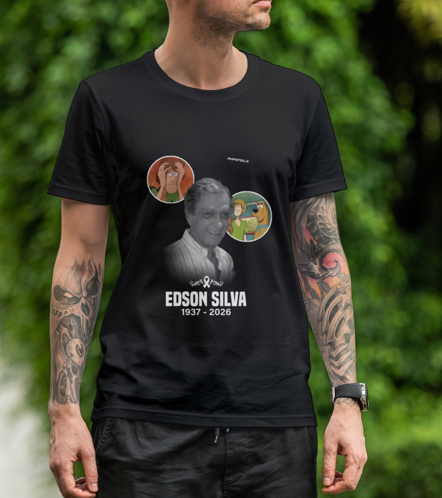Edson Silva 1937 2026 Shaggy And Scooby Doo Tribute Animefeels T-Shirt