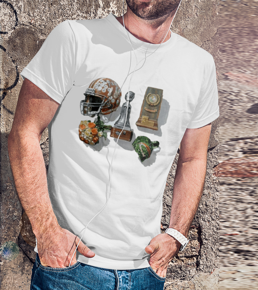 Florida A&M University Rattlers Football Helmet Trophies And Roses T-Shirt