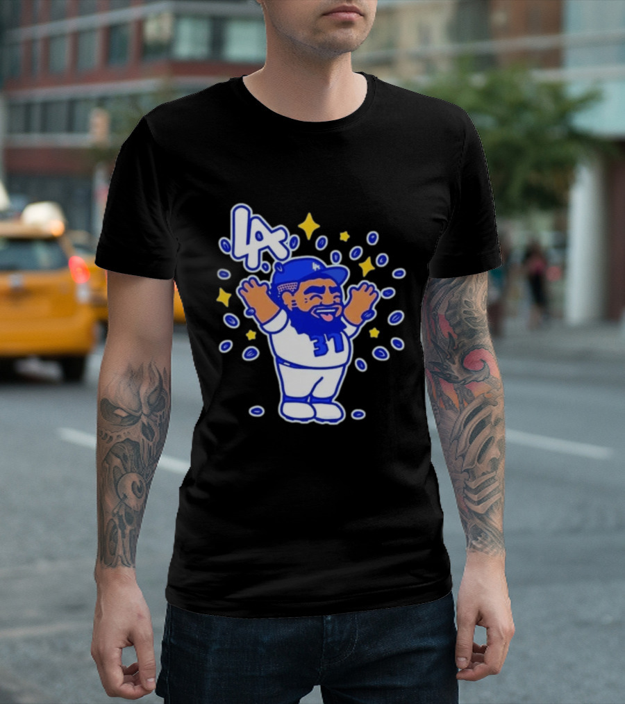 LA Dodgers 37 Chunkytani Mr Seeds Cartoon Shohei Ohtani T-Shirt