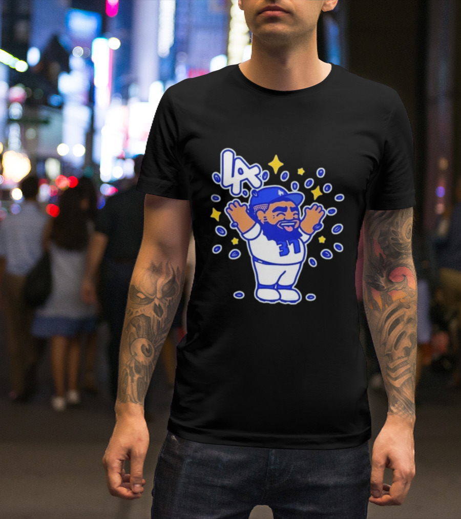 LA Dodgers 37 Chunkytani Mr Seeds Cartoon Shohei Ohtani T-Shirt
