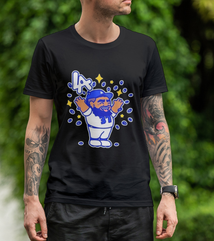 LA Dodgers 37 Chunkytani Mr Seeds Cartoon Shohei Ohtani T-Shirt