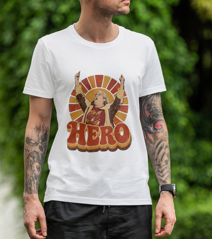 Hero Carol Danvers Captain Marvel Vintage Retro Sunburst T-Shirt