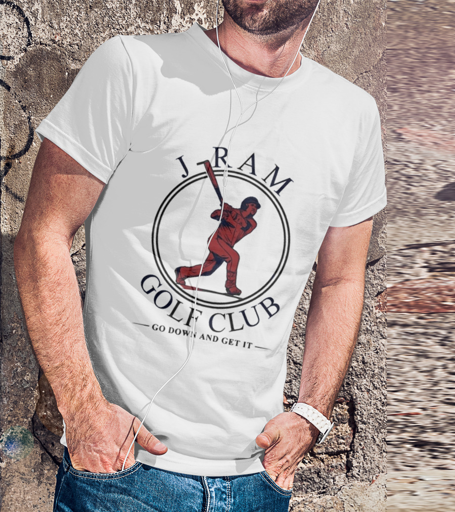 J Ram Golf Club Go Down And Get It Cleveland Guardians Jose Ramirez Number 11 T-Shirt