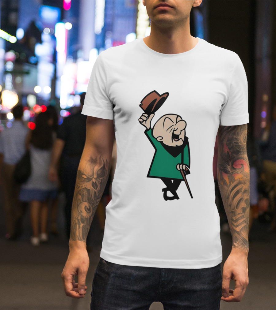 Mr Magoo Tipping His Hat Classic Animation T-Shirt