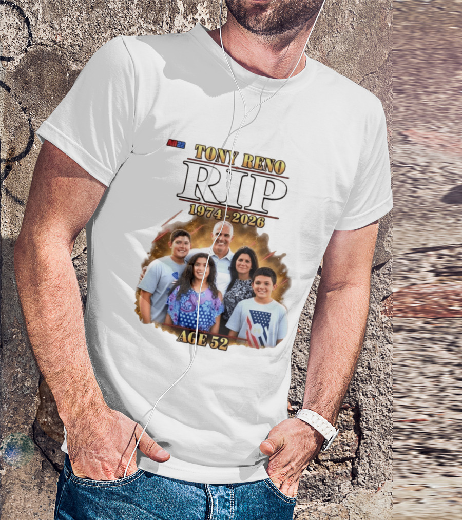 Yale Football Announces Passing Of Tony Reno At Age 52 1974 2026 T-Shirt