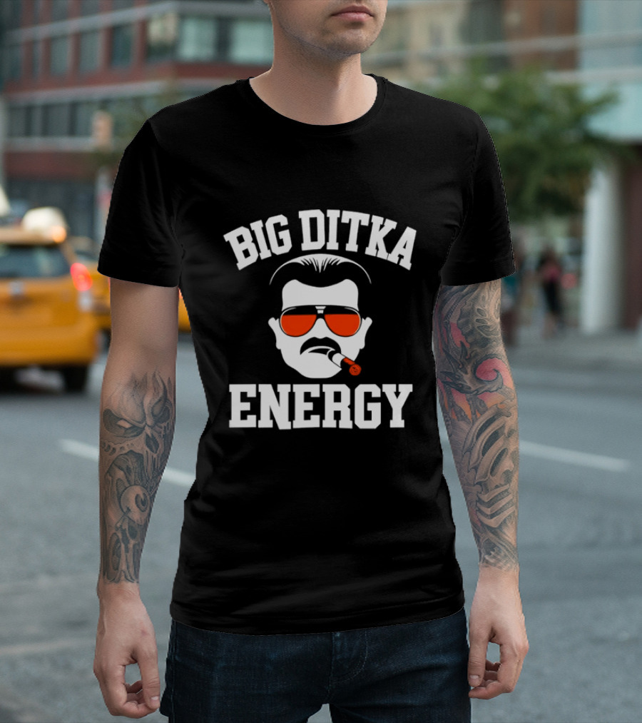 Big Ditka Energy Chicago Bears Football Coach T-Shirt