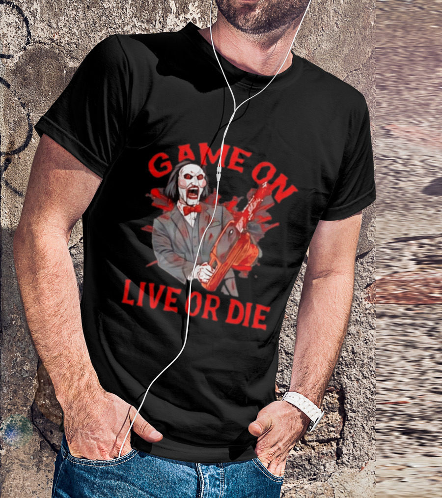 Billy The Puppet Game On Live Or Die Saw T-Shirt
