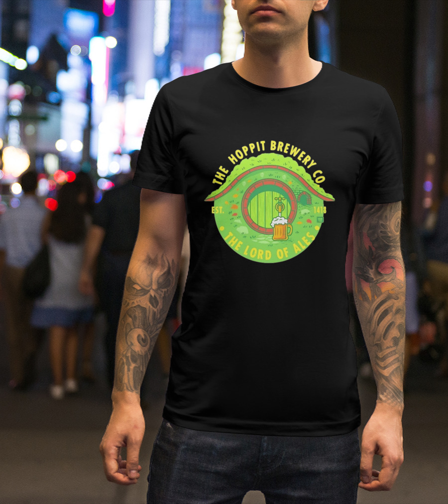 The Hoppit Brewery Co The Lord Of Ales Est 1418 T-Shirt