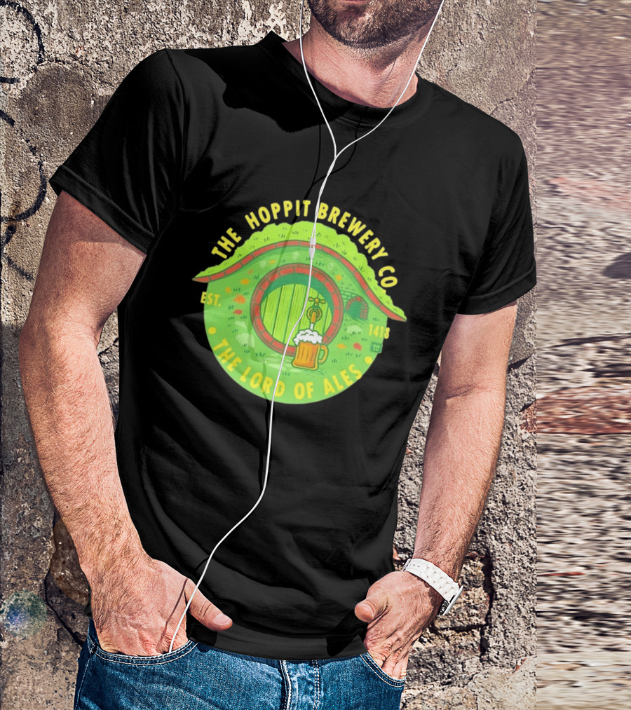 The Hoppit Brewery Co The Lord Of Ales Est 1418 T-Shirt