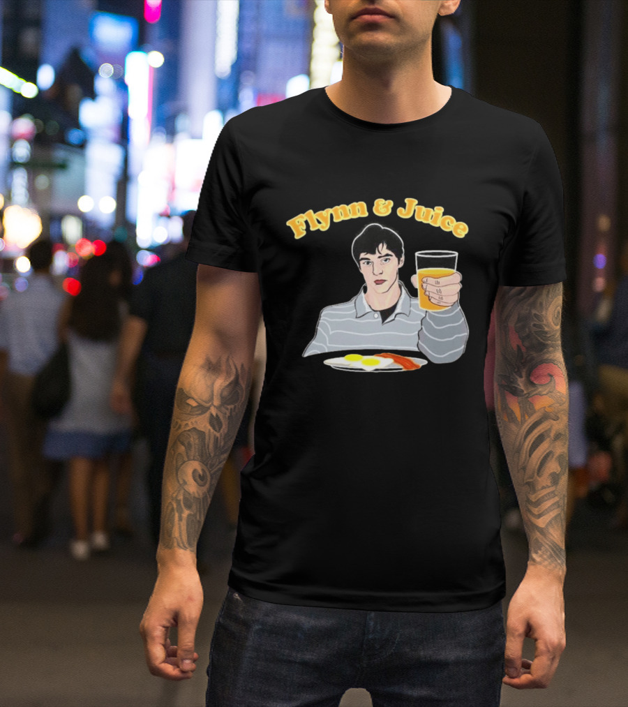 Flynn & Juice Walter White Jr Breaking Bad Breakfast Scene T-Shirt
