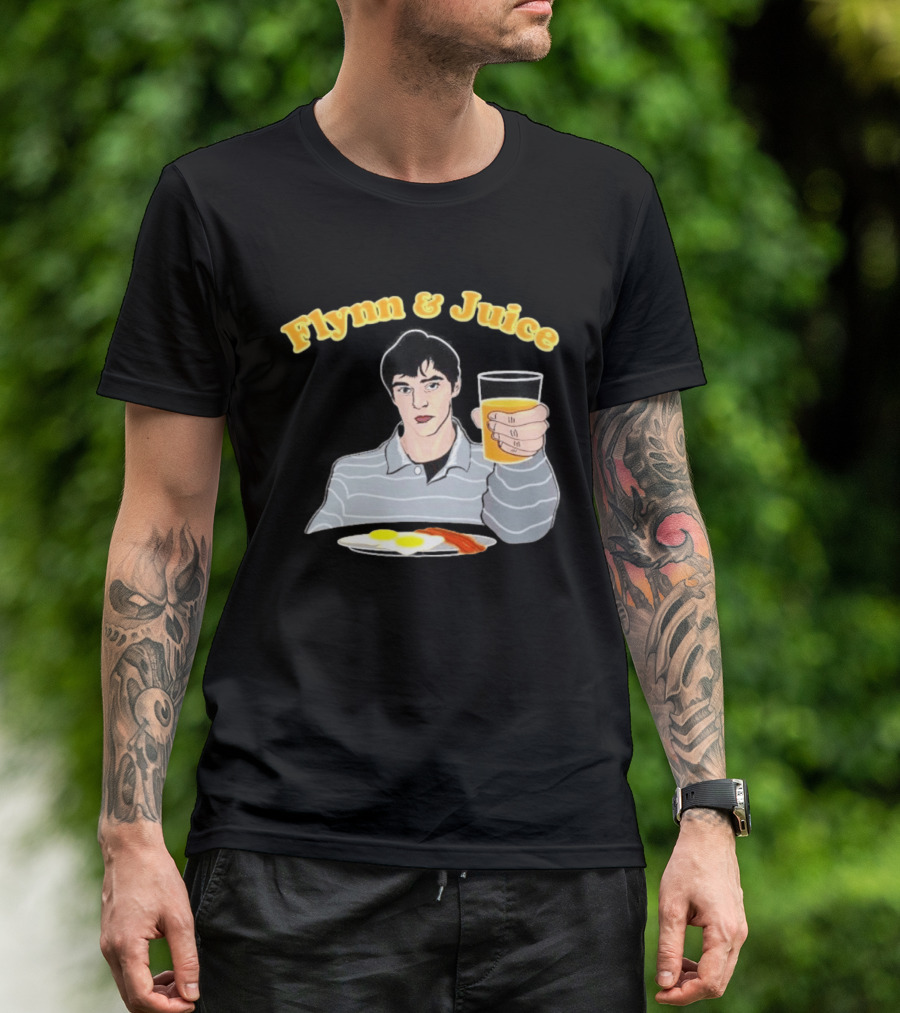 Flynn & Juice Walter White Jr Breaking Bad Breakfast Scene T-Shirt