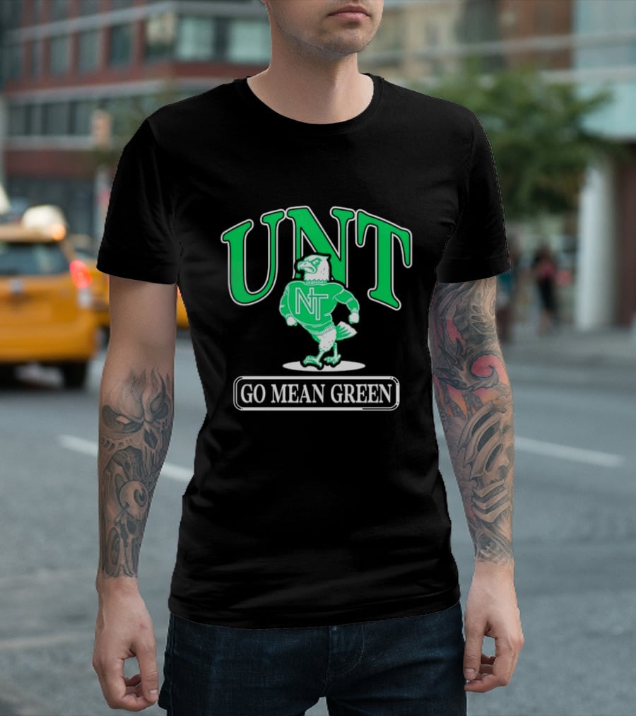 UNT Go Mean Green Eagle University Of North Texas T-Shirt