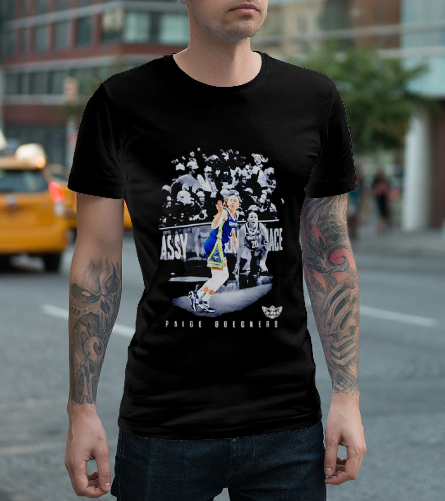 Paige Bueckers Dallas Wings WNBA 20 Player On Court T-Shirt