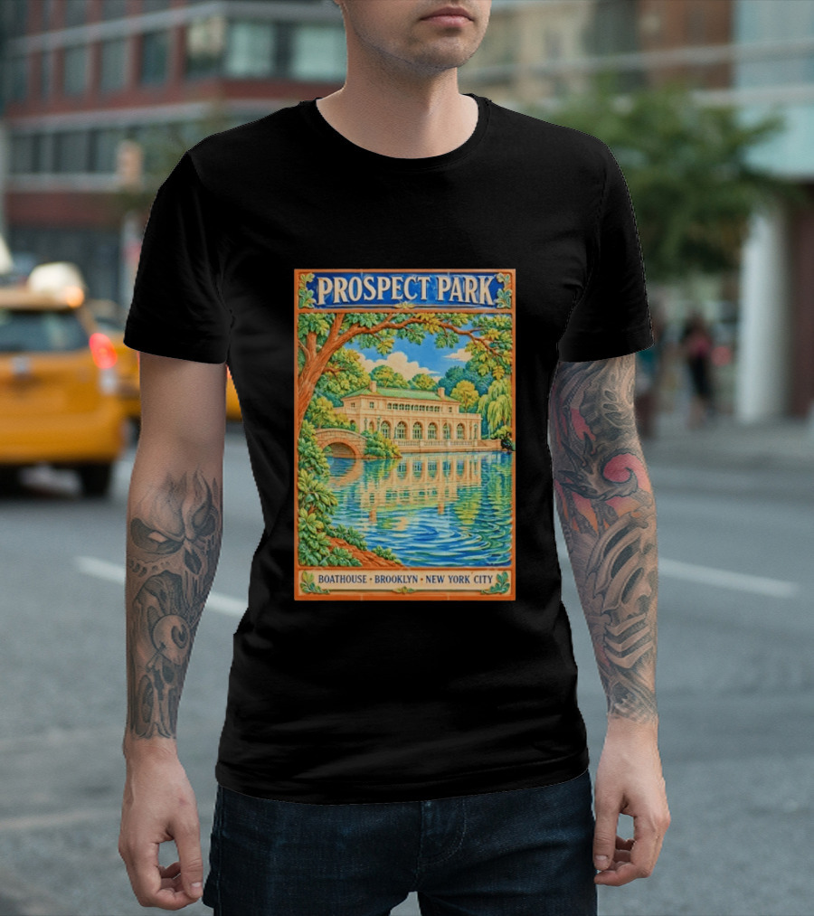 Prospect Park Boathouse Brooklyn New York City T-Shirt