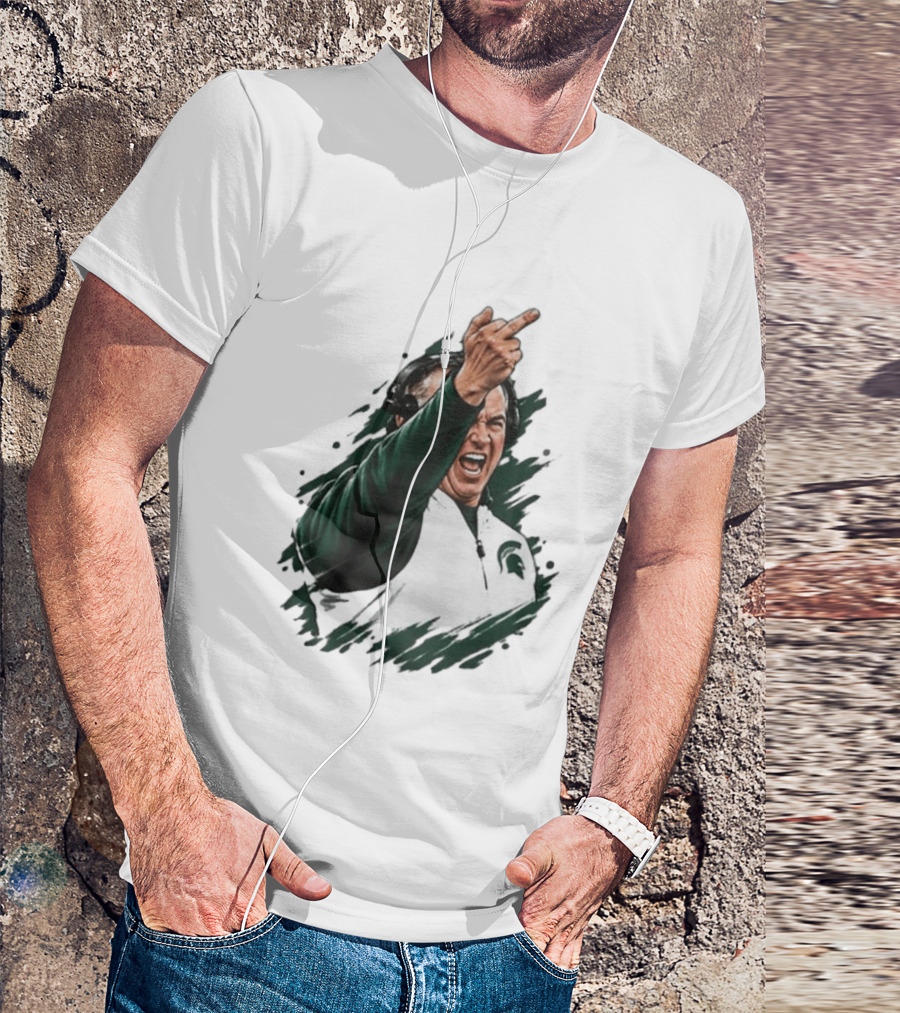 Spartans Middle Finger Coach Gesture T-Shirt