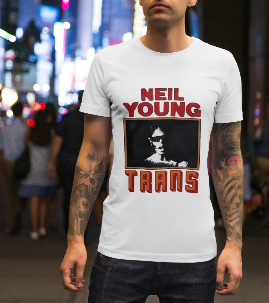 Neil Young Trans Album Cover T-Shirt
