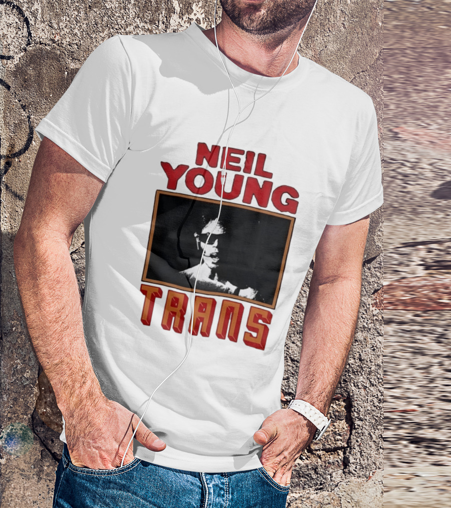 Neil Young Trans Album Cover T-Shirt
