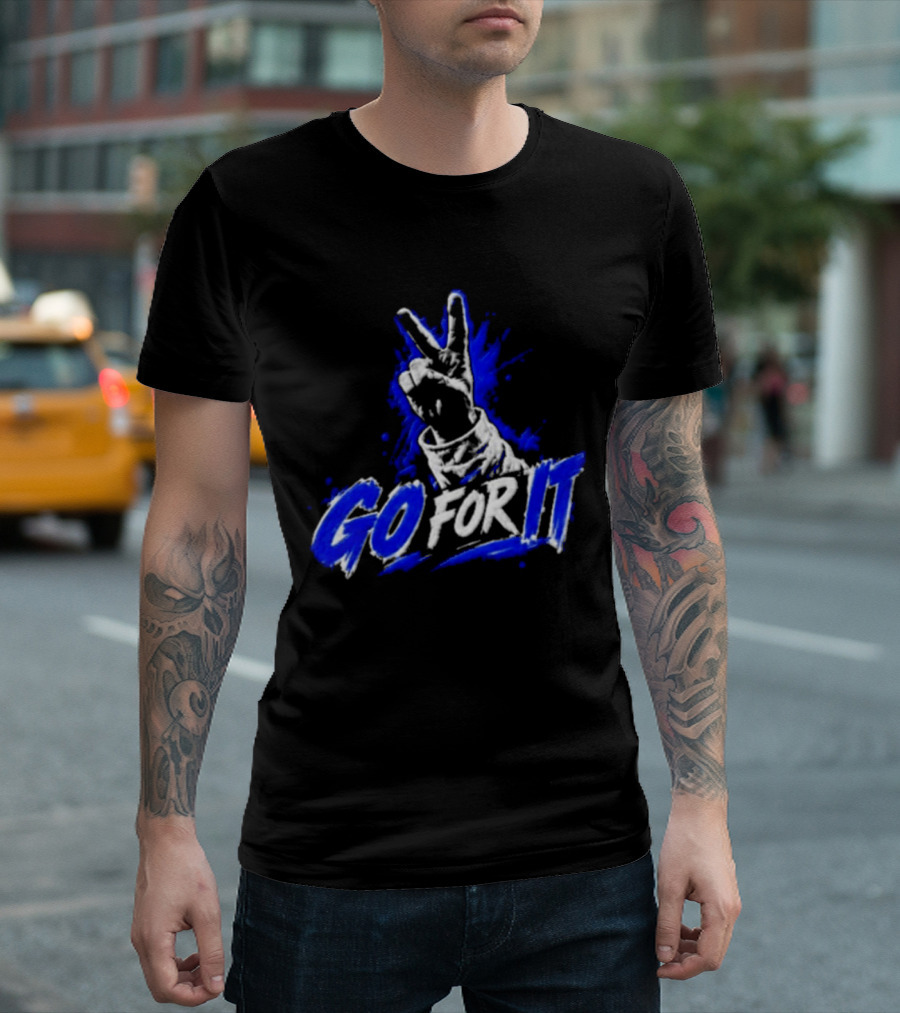 Kentucky Football Two Finger Peace Sign Coach Will Stein Go For It T-Shirt
