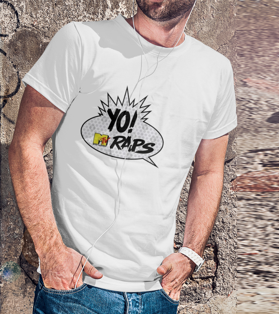 Yo MTV Raps Music Television Hip Hop T-Shirt