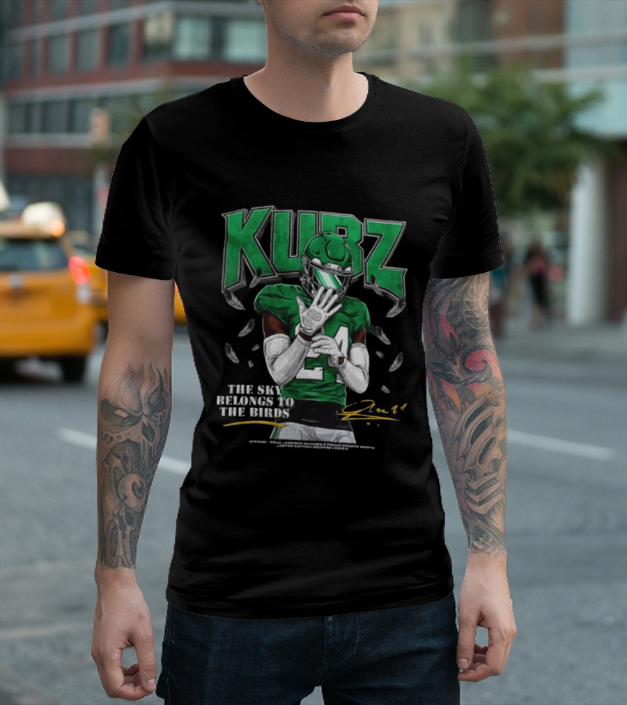 Kubz The SKY Belongs To The Birds Philadelphia Eagles 2026 T-Shirt