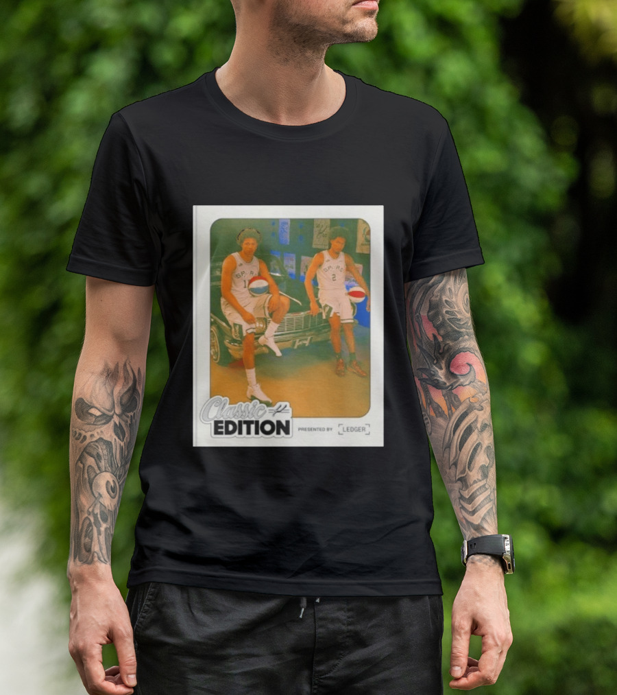 SA Spurs Classic Edition Featuring Players 11 And 2 Presented By Ledger T-Shirt