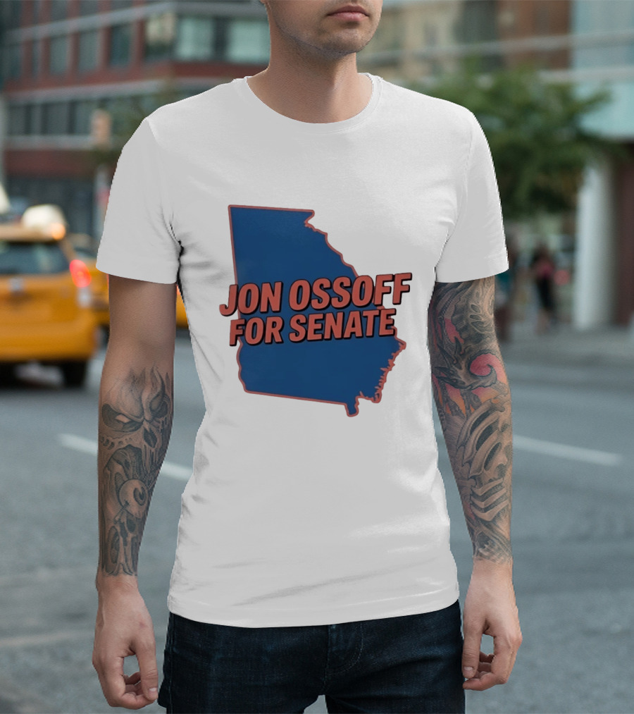 Jon Ossoff For Senate Georgia Map Election T-Shirt