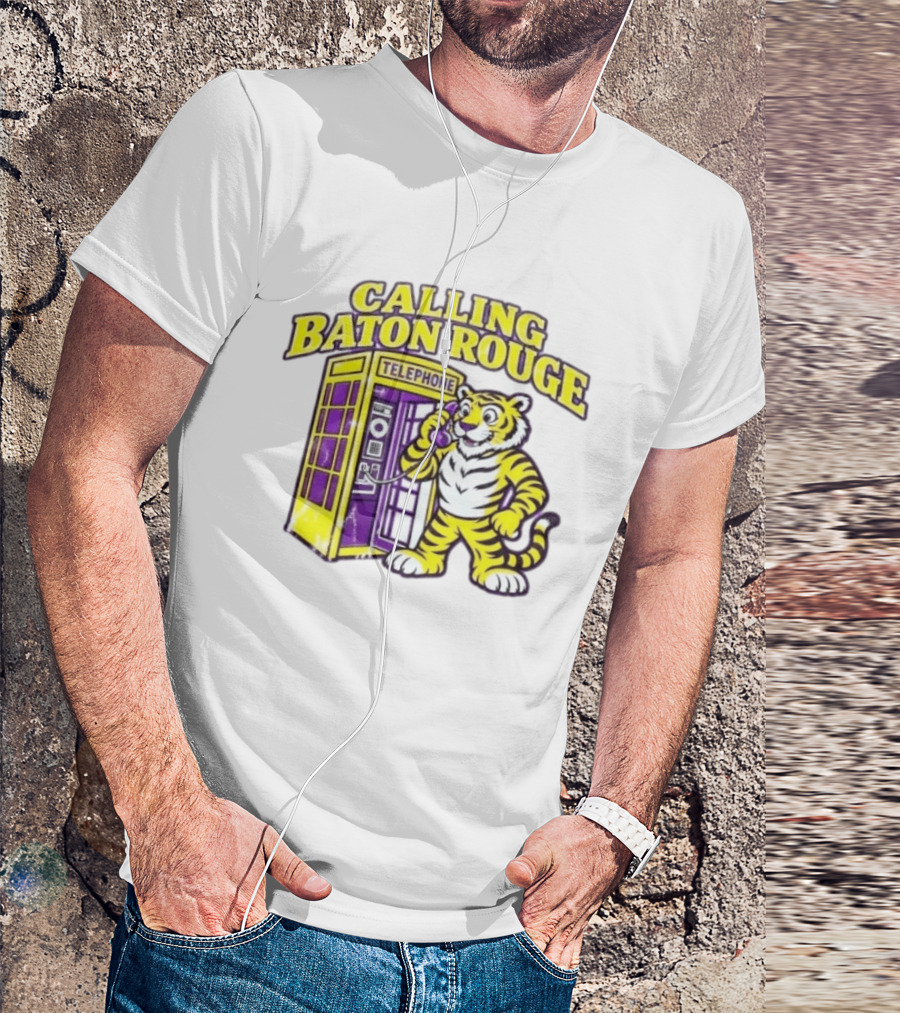 Calling Baton Rouge Telephone Tiger T-Shirt