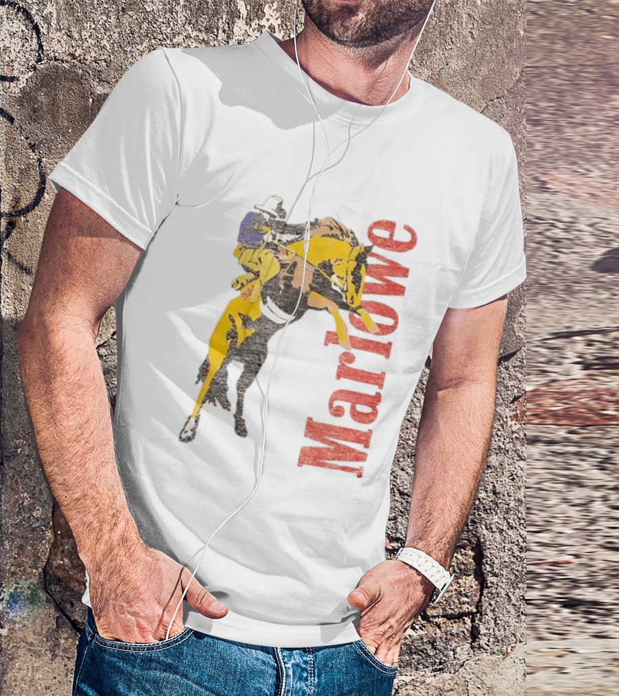 Marlowe Cowboy Horse Rider Western T-Shirt
