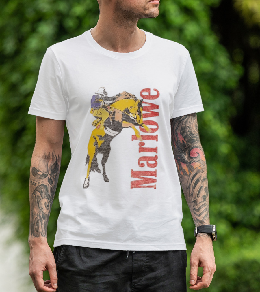 Marlowe Cowboy Horse Rider Western T-Shirt