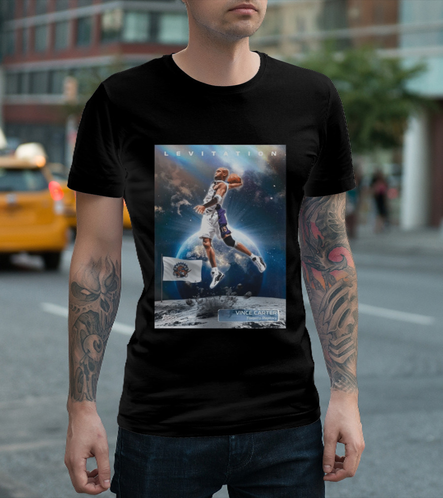 Vince Carter Levitation Toronto Raptors Basketball Legend T-Shirt