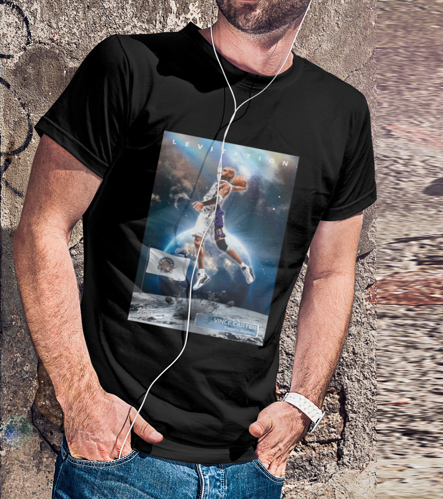Vince Carter Levitation Toronto Raptors Basketball Legend T-Shirt