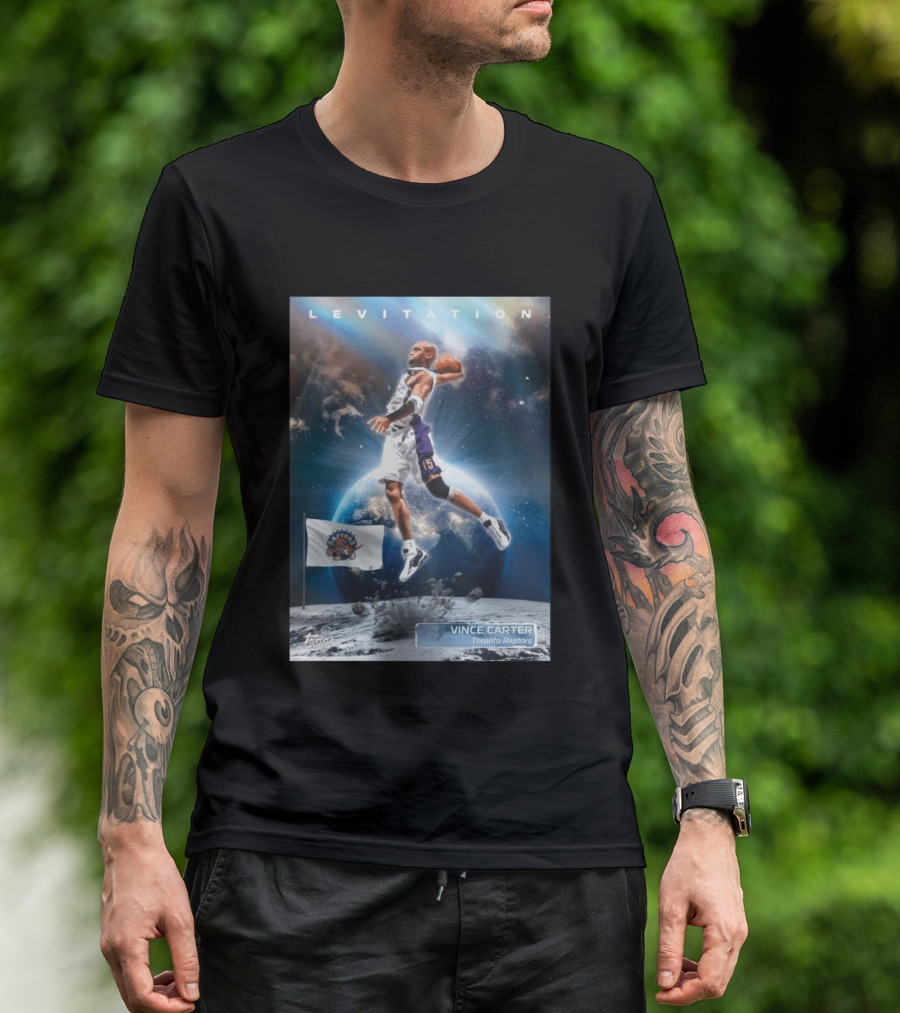 Vince Carter Levitation Toronto Raptors Basketball Legend T-Shirt