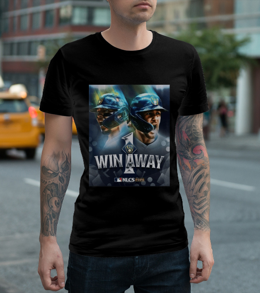 Milwaukee Brewers Win Away 2026 NLCS Championship Team Celebration T-Shirt