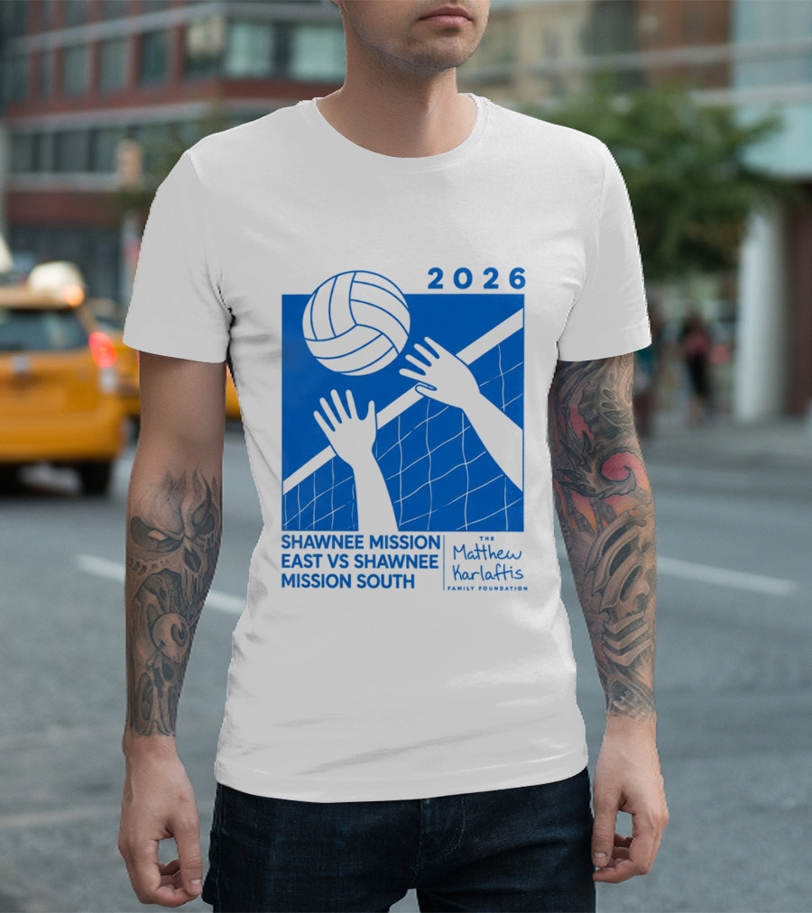 Shawnee Mission East Vs Shawnee Mission South Volleyball 2026 T-Shirt