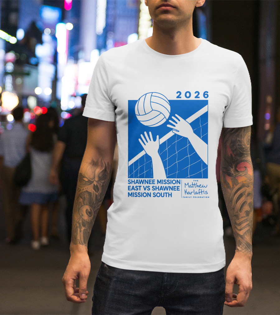 Shawnee Mission East Vs Shawnee Mission South Volleyball 2026 T-Shirt
