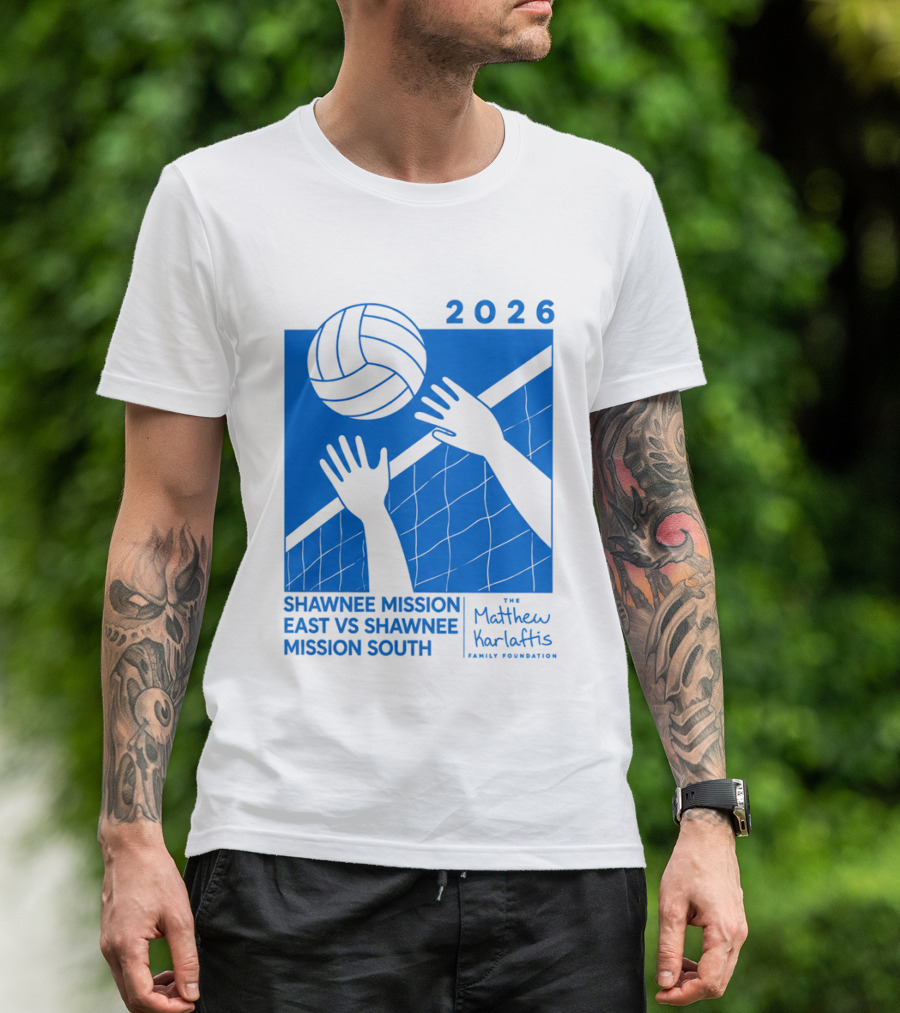 Shawnee Mission East Vs Shawnee Mission South Volleyball 2026 T-Shirt