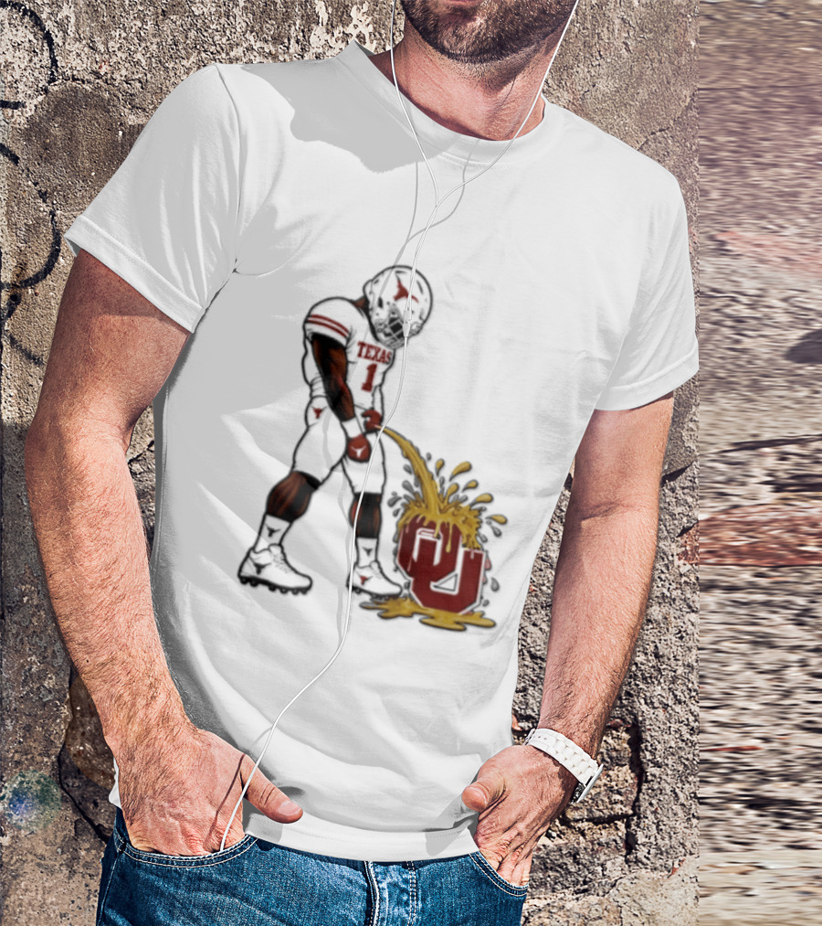 Colin Simmons Texas Football Rivalry With Oklahoma Sooners T-Shirt