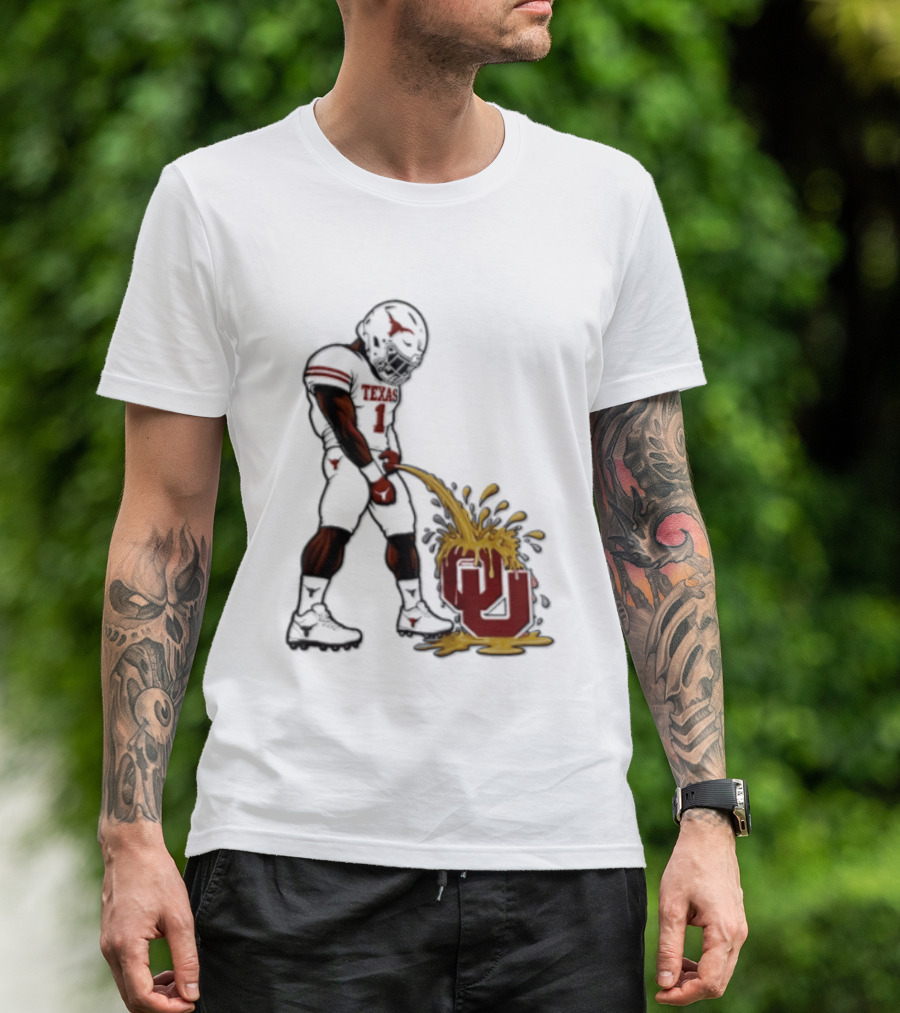 Colin Simmons Texas Football Rivalry With Oklahoma Sooners T-Shirt