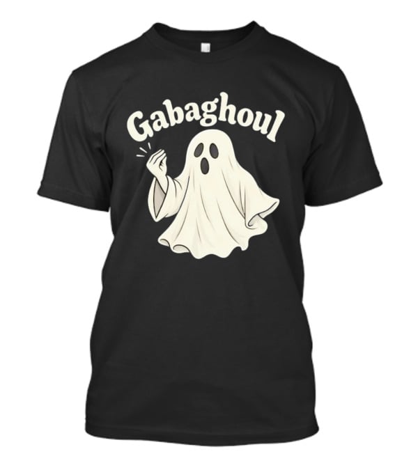 Gabaghoul Italian Ghost With Hand Gesture Spooky Humor T-Shirt