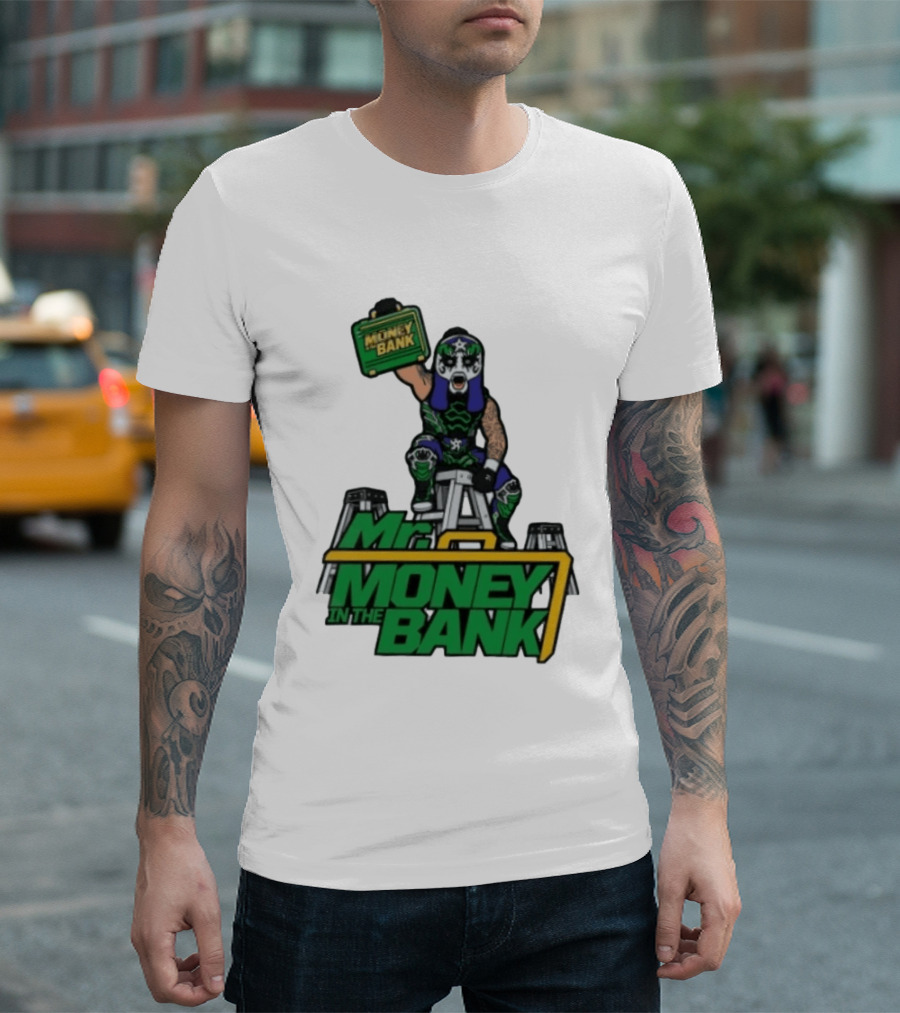 Mr Money In The Bank WWE Ladder Match Wrestling Superstars T-Shirt