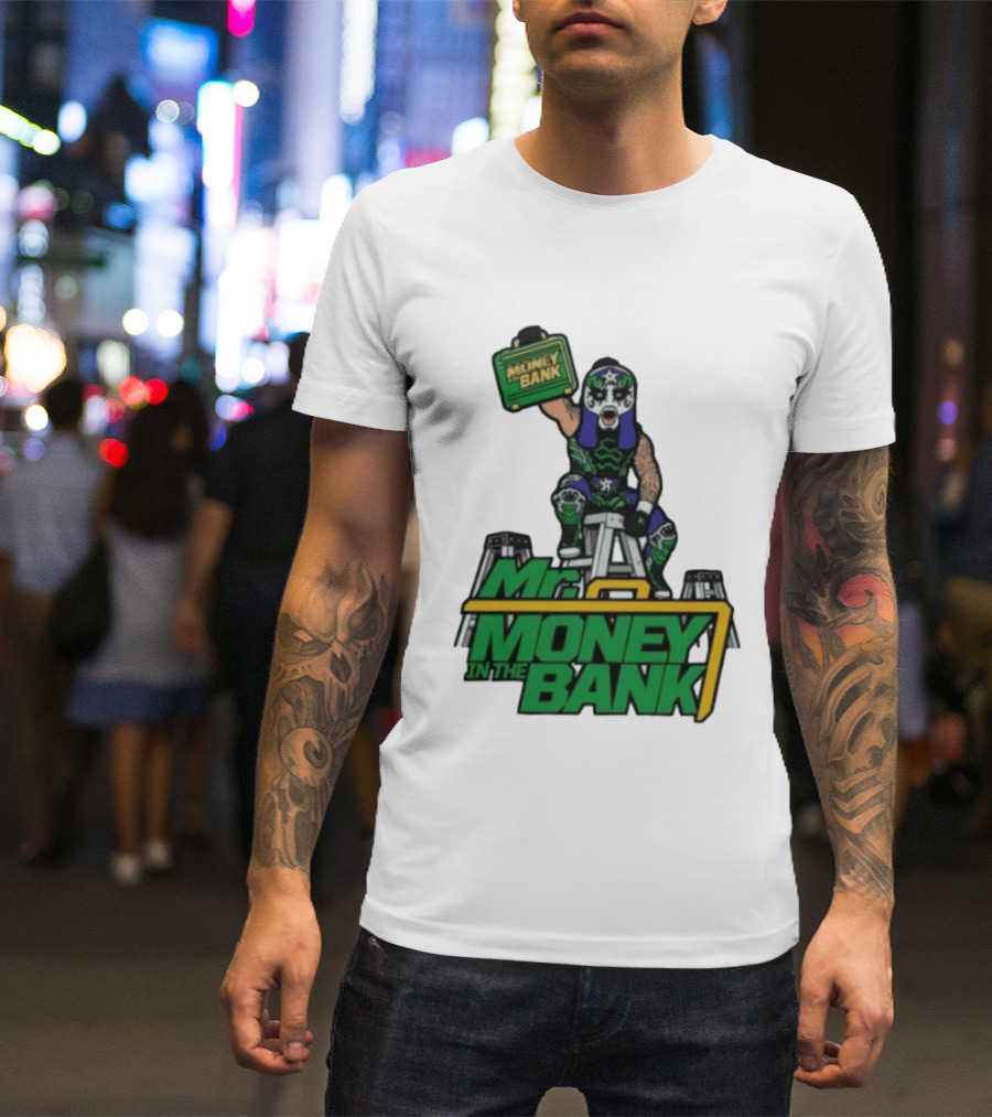 Mr Money In The Bank WWE Ladder Match Wrestling Superstars T-Shirt
