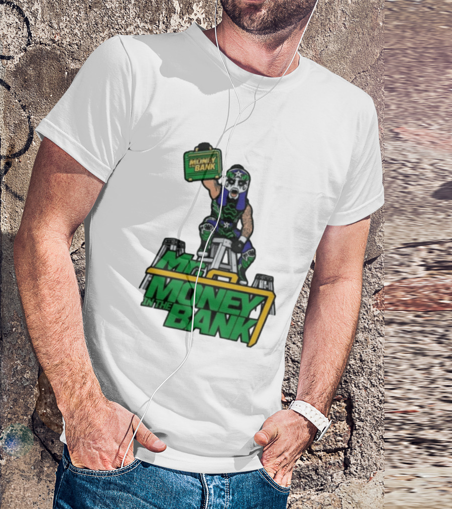 Mr Money In The Bank WWE Ladder Match Wrestling Superstars T-Shirt