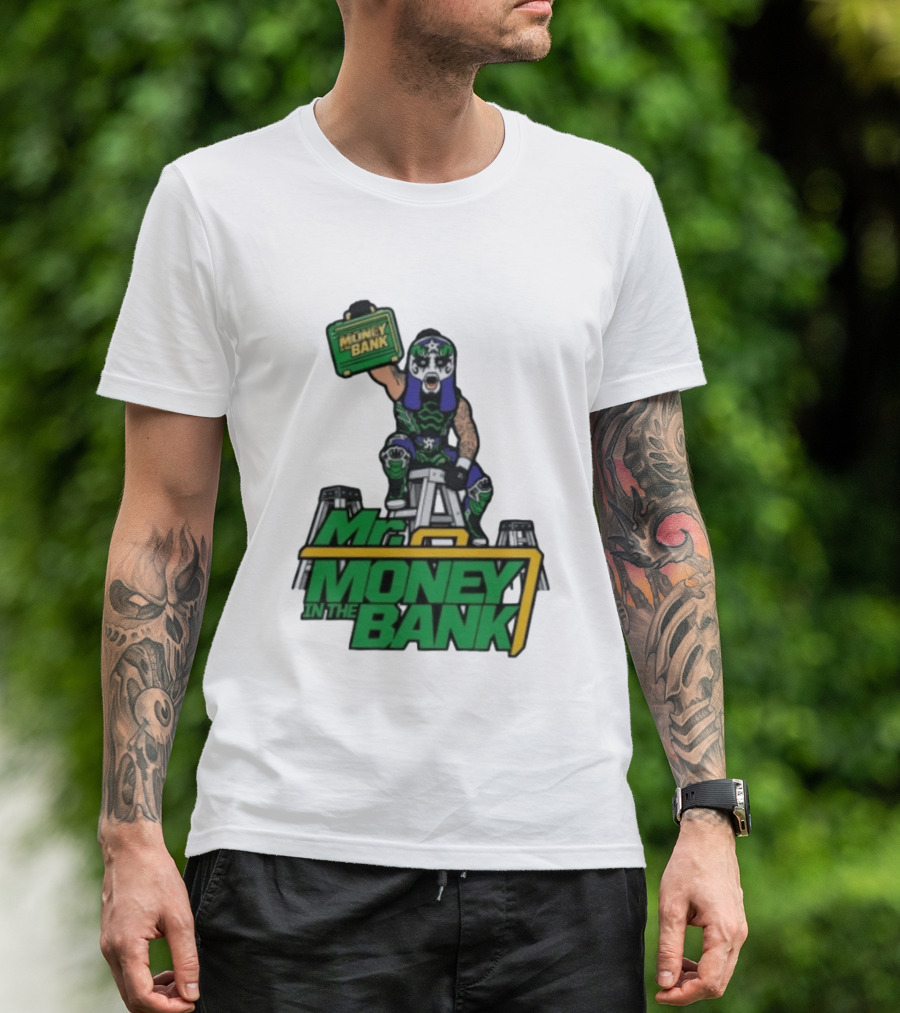 Mr Money In The Bank WWE Ladder Match Wrestling Superstars T-Shirt