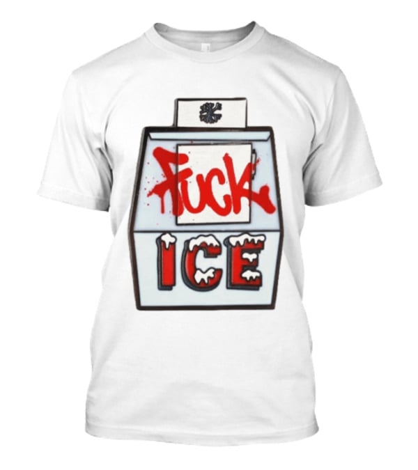 Fuck ICE Hard Enamel Protest Pin T-Shirt