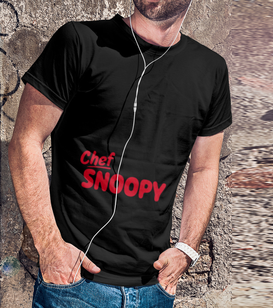 Chef Snoopy Peanuts Cooking Utensils T-Shirt