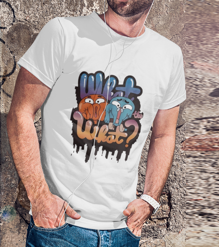 Gumball And Darwin What The What Cartoon Network What The What T-Shirt