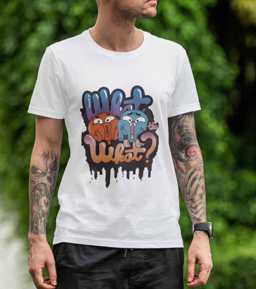 Gumball And Darwin What The What Cartoon Network What The What T-Shirt